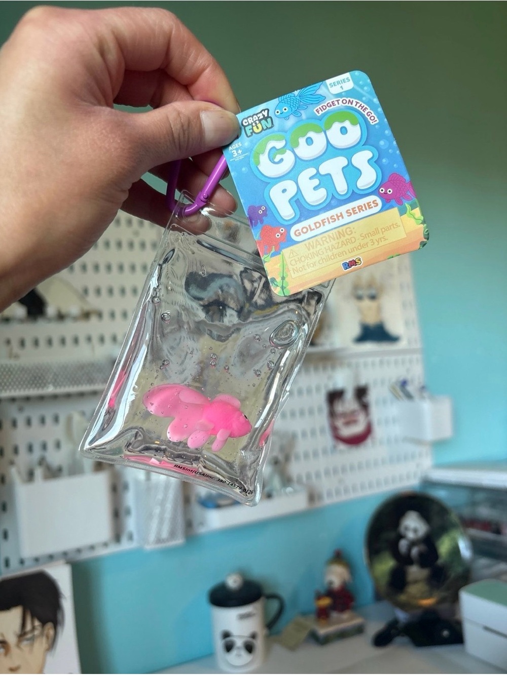 Goo pets fidget on the go goldfish squishy viral TikTok